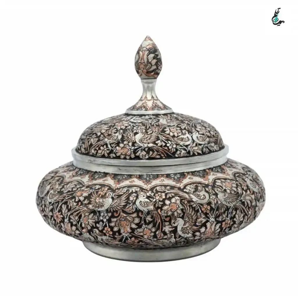 شکلات خوری قلمزنی مدل سفینه ای