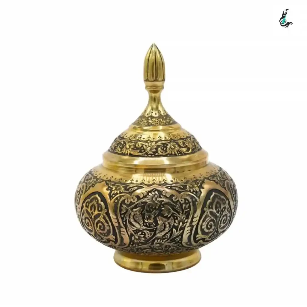 قندان یا شکلات خوری برنجی