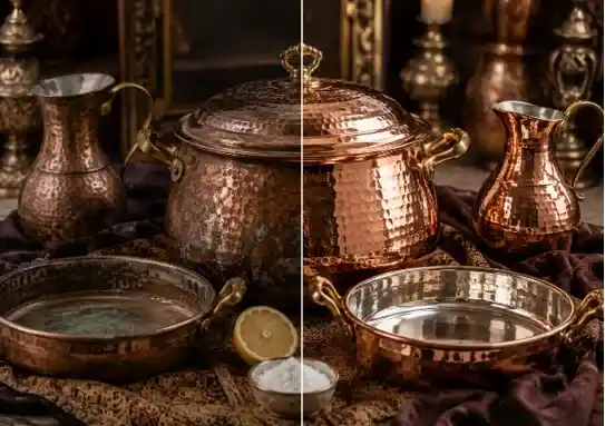 Maintenance of copper vessels