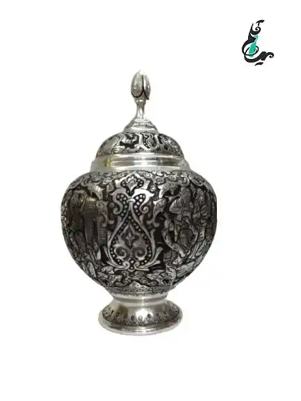 قندان قلمزنی لیلی و مجنون